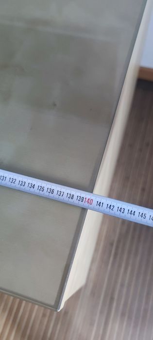 Secretária escritório + tampo em vidro