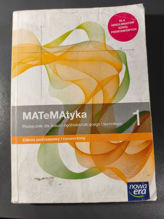 podręcznik - MATeMAtyka 1 - zakres podstawowy i rozszerzony - nowa era