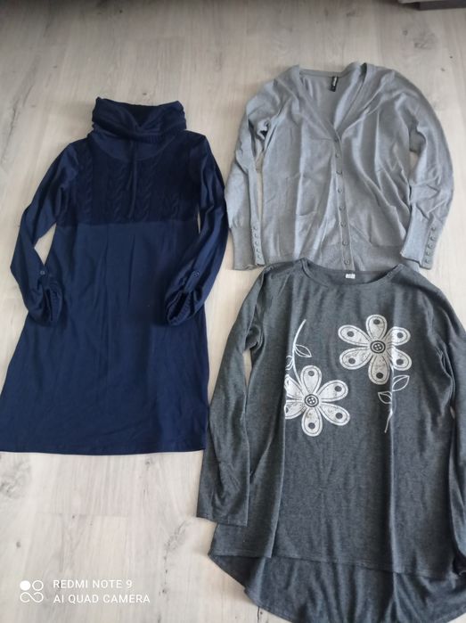 Zestaw 25 szt.paka paczka ubrań S 36 kurtki bluzki sukienki swetry