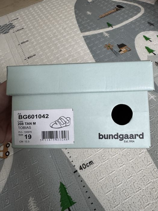 Barefoot Bundgaard 19/20 розмір 12,3 см шкіряне перше взуття на 1 рік