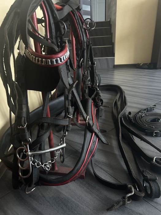 Uprząż robocza na pare koni FULL