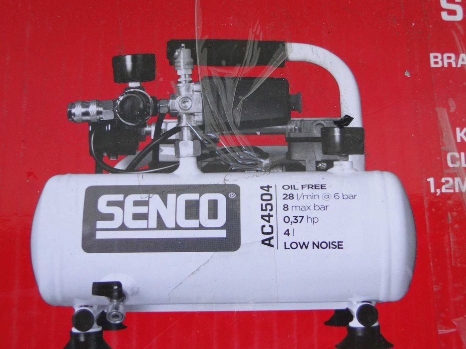 SENCO AC4504 KIT, Sprężarka+Sztyfciarka FinishPro 18Mg, Nowa