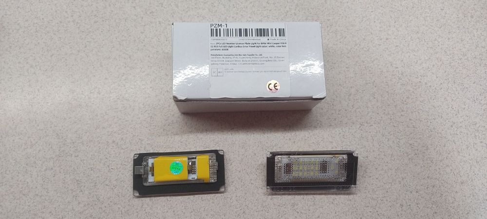 Комплекти LED Підсвічування номера Opel, BMW, Mini Cooper