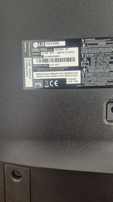 Tv LG 43LF5400 impecável