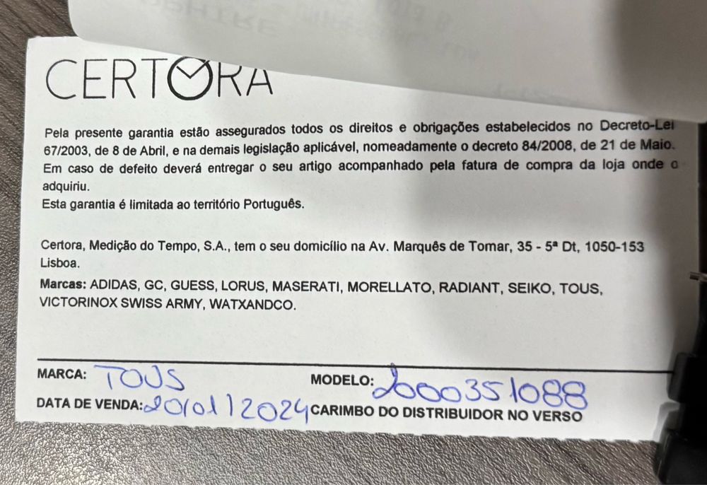 Relógio Tous T-band
