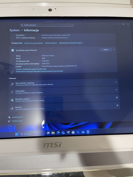 MSI all in one AE222