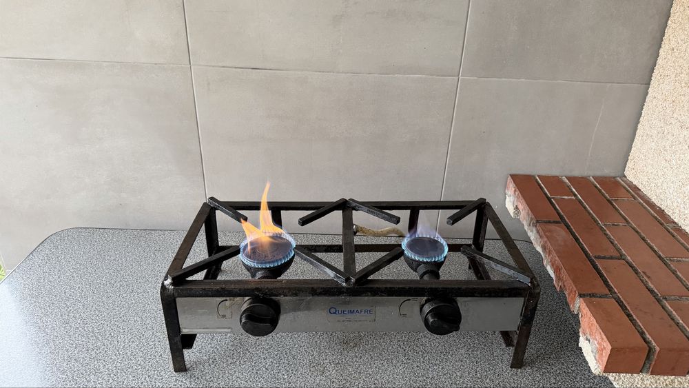 Fogareiro a Gás de duas bocas