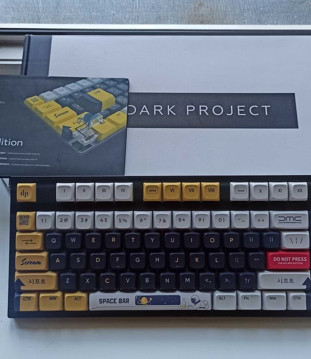 Клавіатура Dark Project LTD KD87A Gateron Ink Red Black/Yellow