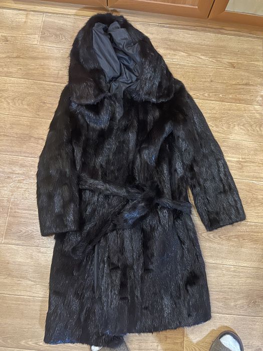 Шуба натуральная из нутрии