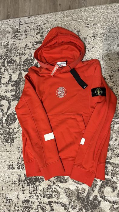 кофта Stone island Supreme red 2017 (Stone island;Supreme;2017;drip)