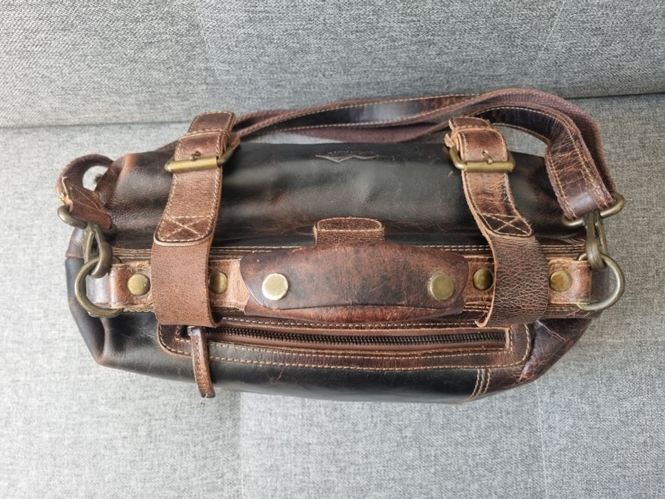 Bolsa Kalahari  LS-34 doctor's case em pele para material fotográfico