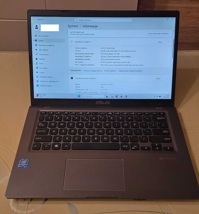 Laptop / notebook Asus X415M