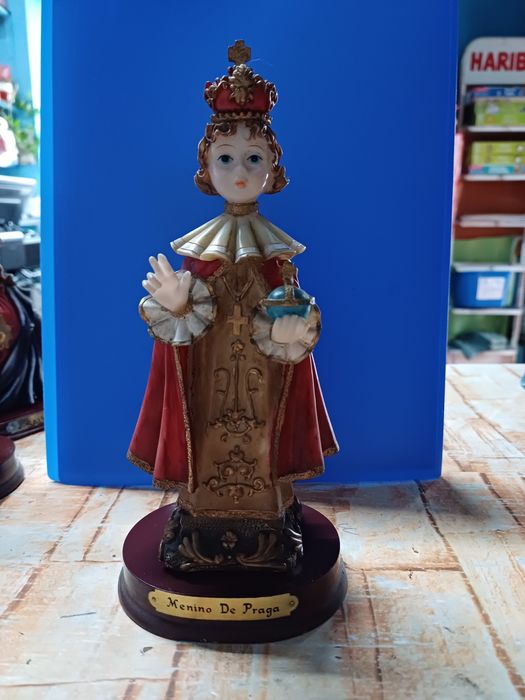 Lote de estatuetas de santos