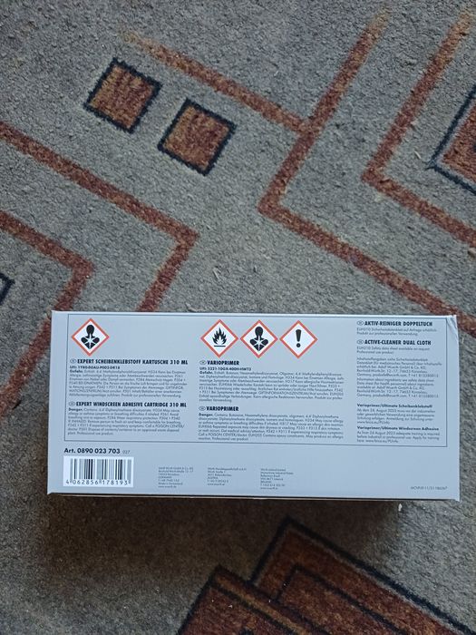 Набір для вклеювання скла WURTH EXPERT 5 в 1 310 мл