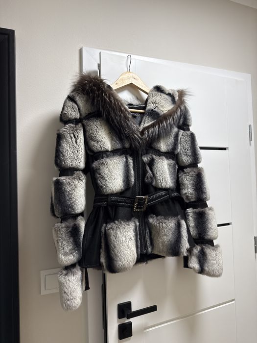 Futro z szynszyla - esencja luksusu! Piekne, miekkie… z paskiem