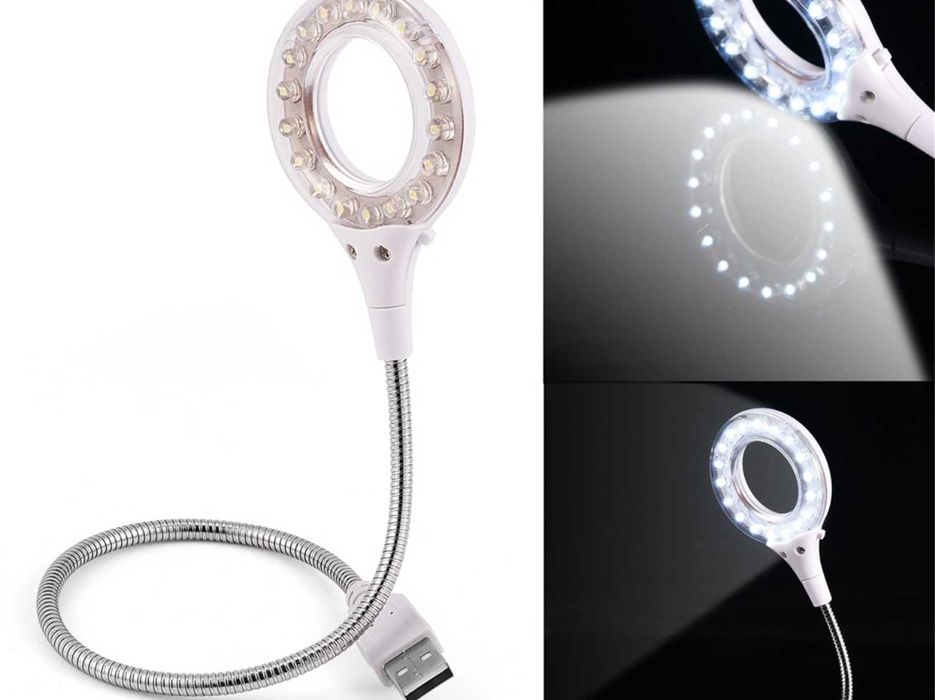 Elastyczna lampka LED z USB do laptopa, komputera. Fabrycznie nowa!