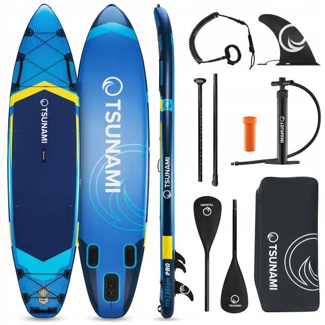 Надувна дошка для сапсерфінгу Tsunami Pro з аксесуарами 350 см