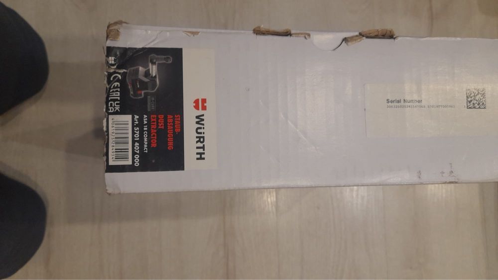 Odsysacz WÜRTH ASA 18 COMPACT nowy