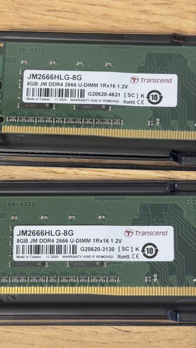 Оперативна память 8 gb Transcend
