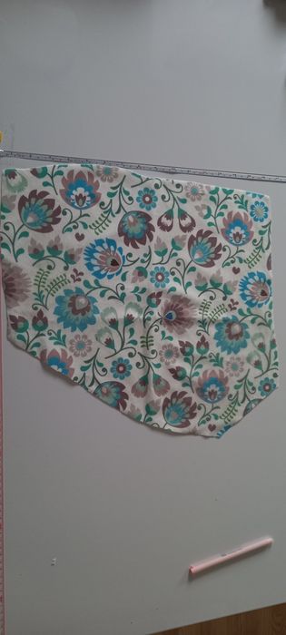 Welur tapicerski kwiaty łowickie na nerki torby plecaki