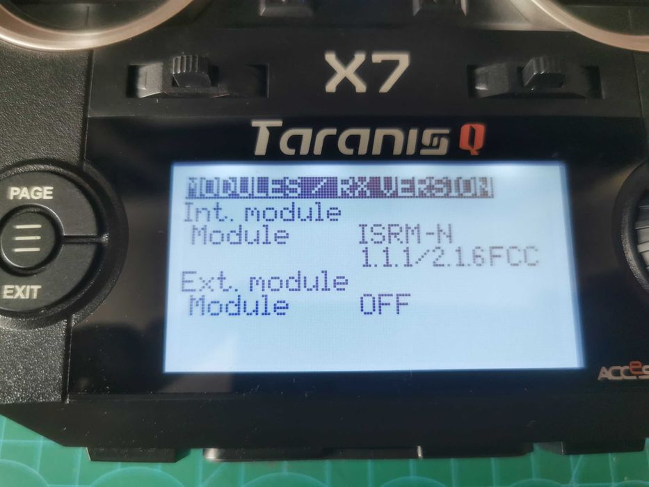 Aparatura Taranis QX7 + 2x RXSR, RX6R