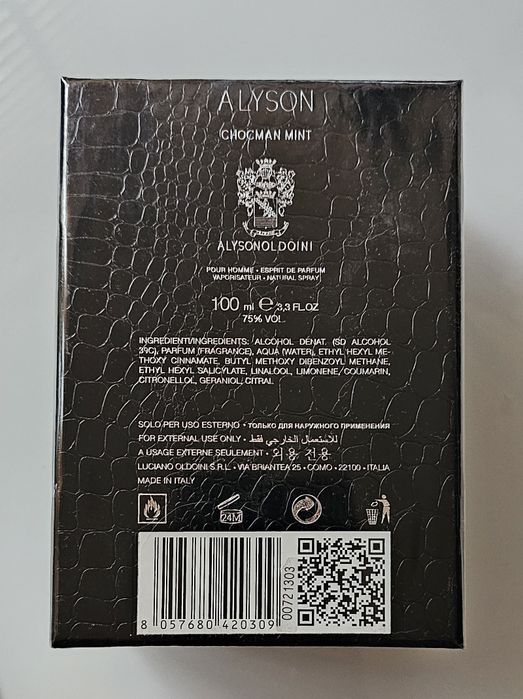 Alyson Oldoini Chocman Mint – 100 ml