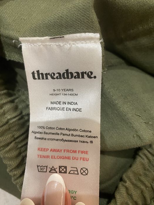Bojówki spodnie Threadbare r.134-140 NOWE
