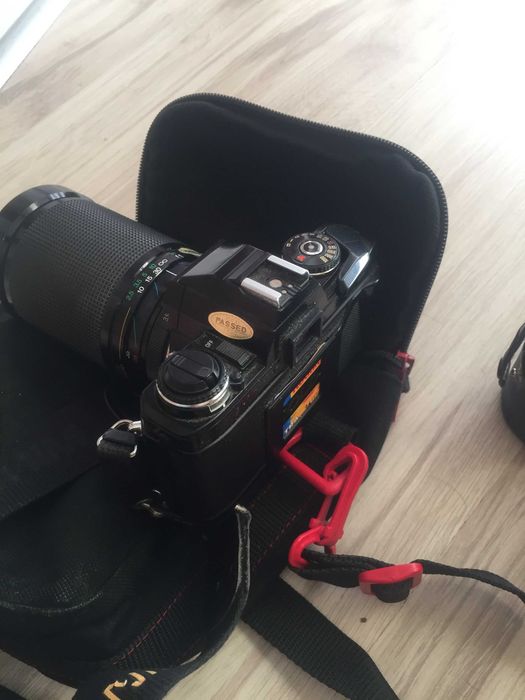 Aparat analogowy Minolta X500 zestaw