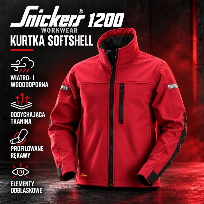 Kurtka robocza Snickers 1200 r.XL Softshell Cordura