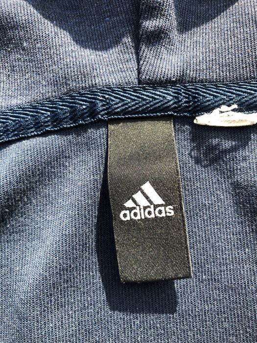 Adidas bluza rozpinana z kapturem granatowa S.