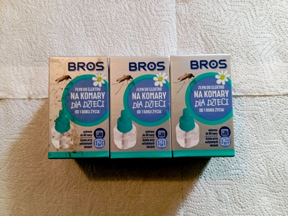 Płyn Do Elektrofumigatora Na Komary Uzupełniający Dla Dzieci Bros 40 ml 3 szt.