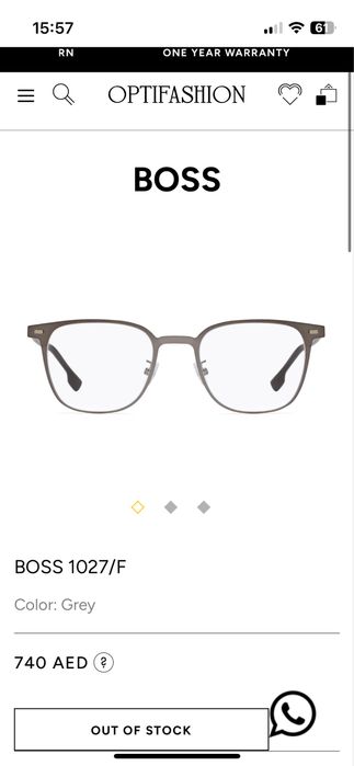 Nowe oprawki Hugo Boss BOSS 1027/F Grey oryginalne