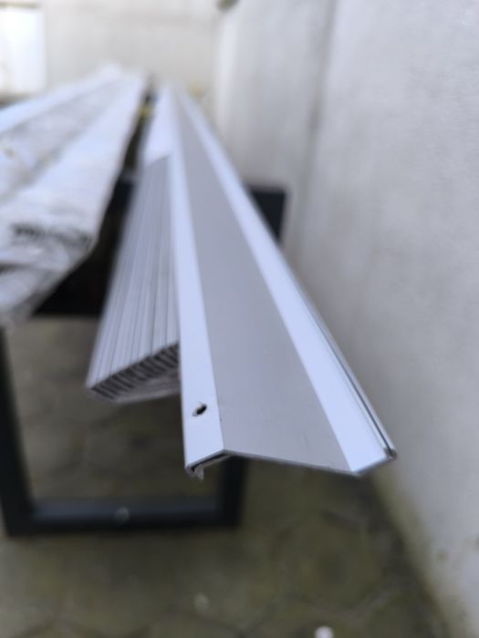 Perfis de Alumínio Anodizado NOVOS – 2 Metros – Lote / Unidade