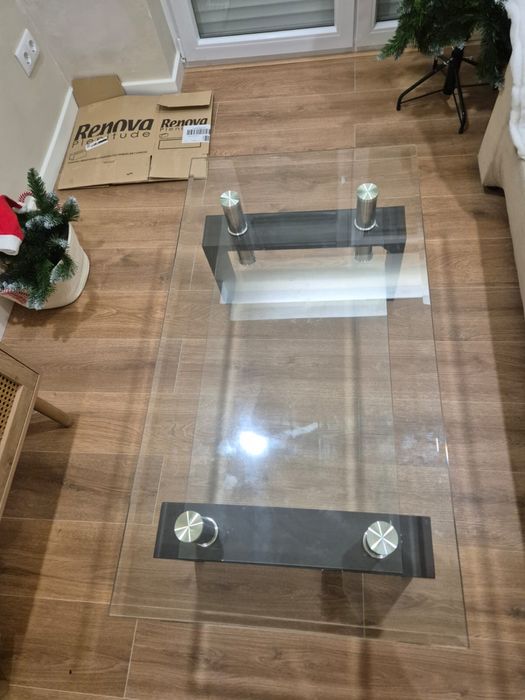Mesa de sala em vidro