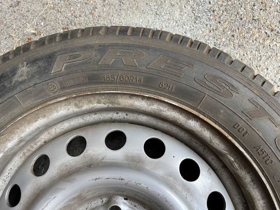 Колеса, диски стальные R 14 + резина