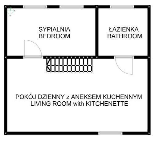 Mieszkanie 2-pok. Jagodno 46m, 2 miejsca postojowe