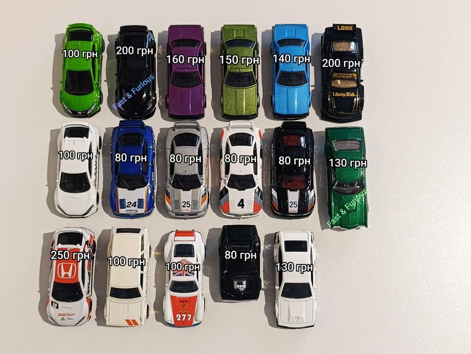 ХотВілс (Hot Wheels). Оригінал Mattel. Великий вибір