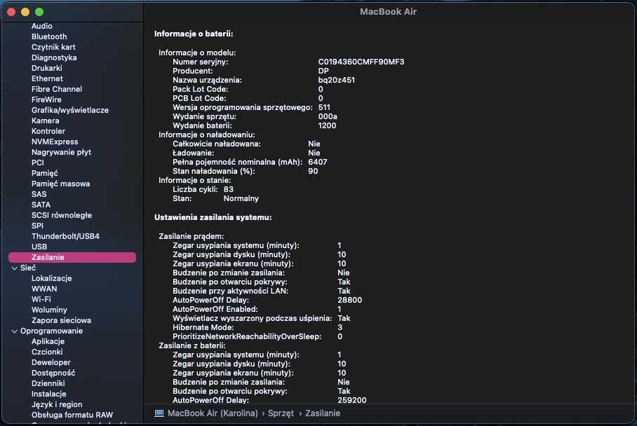 Mac Book Air 13 cali