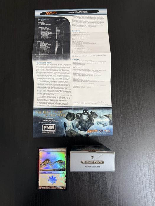 3 Decks Magic The Gathering Darksteel – Mind Swarm, Transference e Swarm & Slam