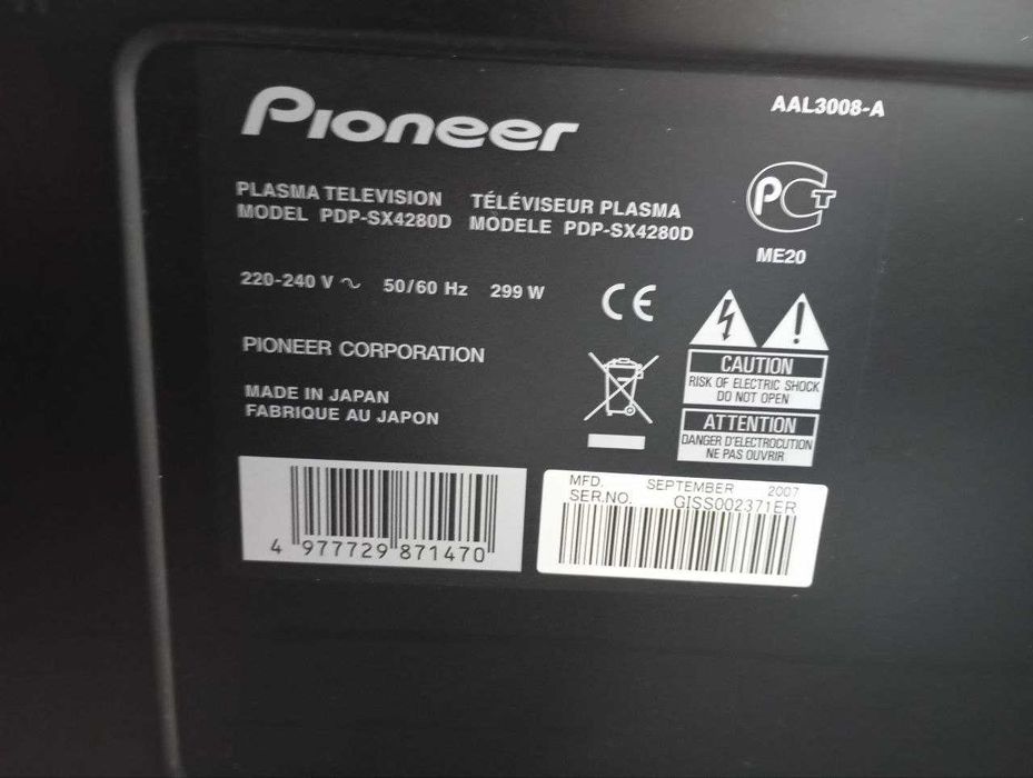 Телевізор Pioneer PDP-SX4280D
