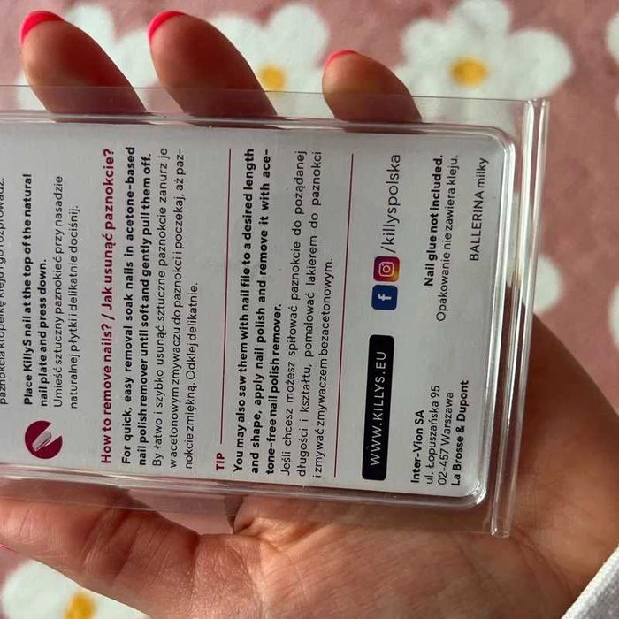 killys milky sztuczne paznokcie zestaw 24 szt tipsy mleczne perłowe