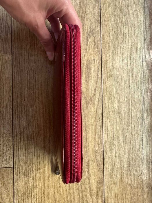 Skórzany portfel Wittchen czerwony lakierowany