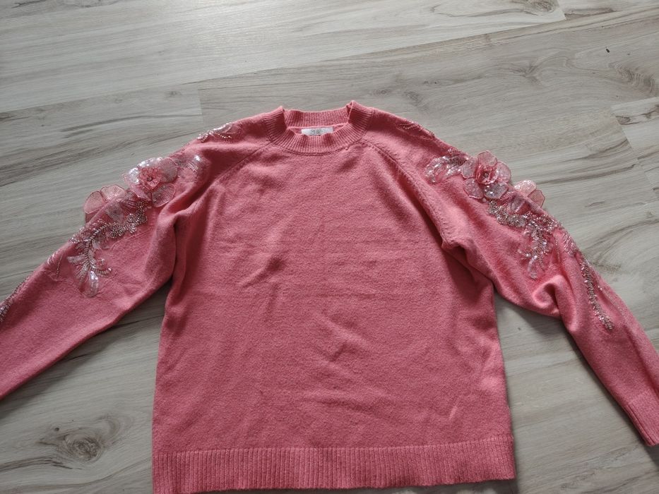 Sweter damski kwiaty 3d