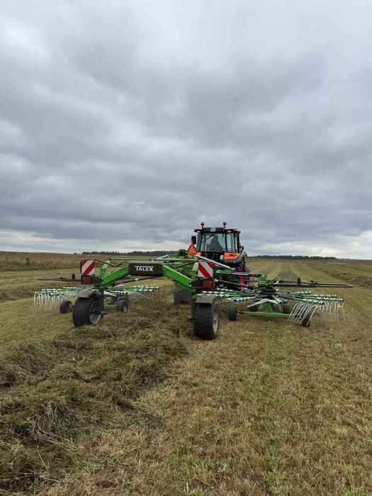 Zgrabiarka dwukaruzelowa 8m / Talex