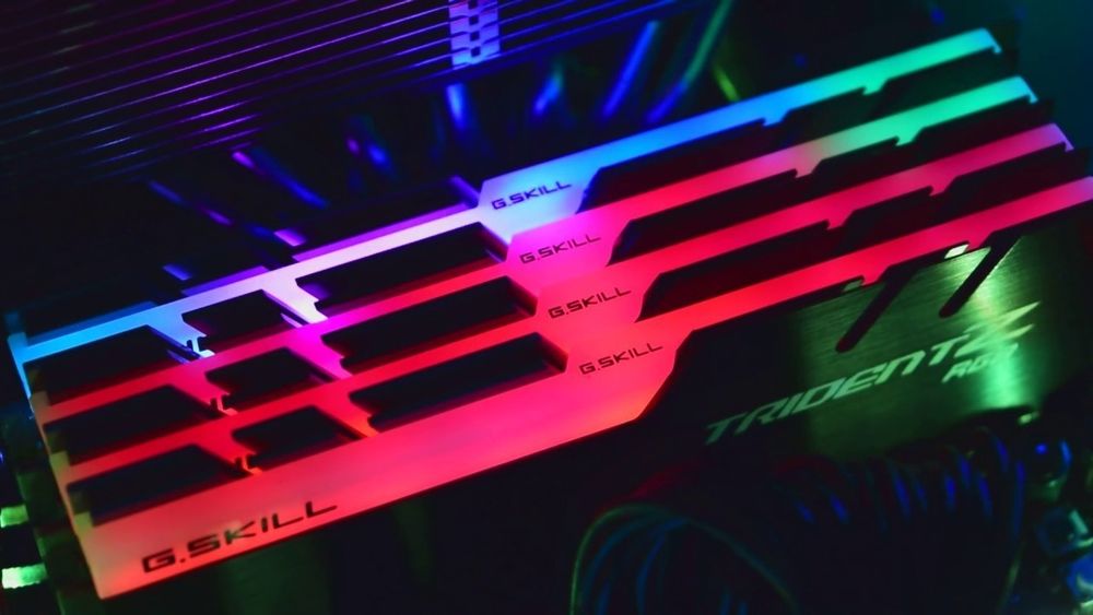 Оперативна пам'ять G.skill Trident Z Rgb DDR4 4266 Mhz 16 Gb 2 x 8 gb Samsung b-die Intel ryzen оперативка kingston