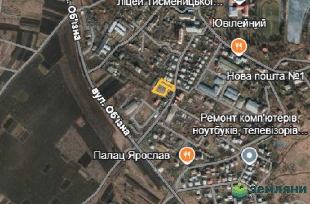 Продаж землі 27,35 сот в Тисмениці під будівництво та СГ (5)