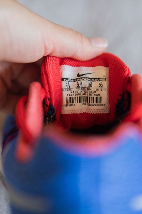 Ténis/Sapatilhas Nike Zoom Pegasus, azul e vermelho, Tam.36, unissexo