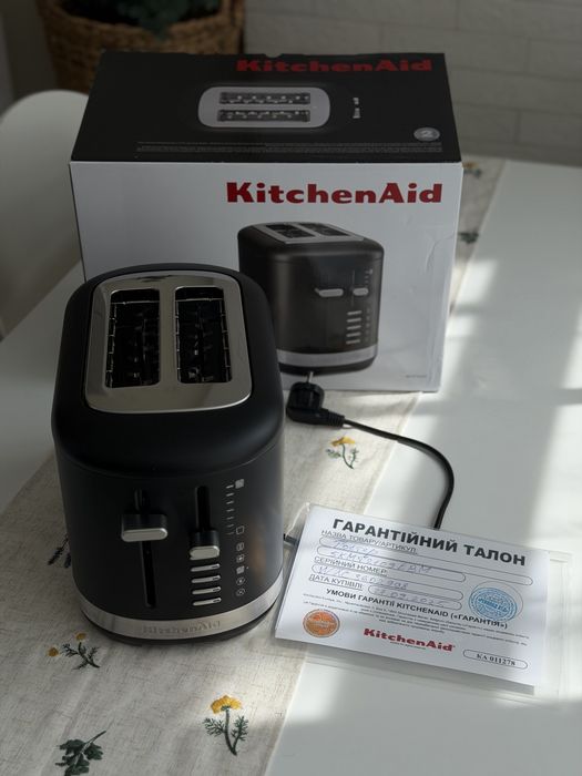 Тостер KitchenAid 5KMT2109EBM чорний матовий!