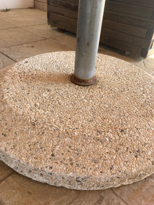 Base pedra guarda sol