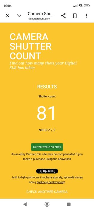 Nikon z7ll nowy na gwarancji.